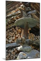 Detail Of Traditional Wooden Granary-Philippe Clement-Mounted Photographic Print