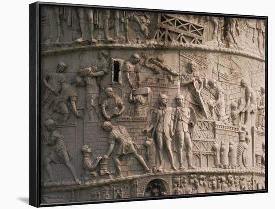 Detail of Trajan's Column, Rome, Lazio, Italy, Europe-Christina Gascoigne-Framed Photographic Print