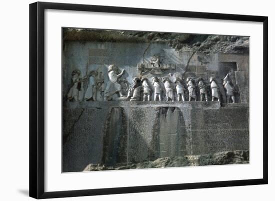 Detail of Trilingual Relief of Darius, Bisitun, Iran-Vivienne Sharp-Framed Photographic Print