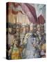 Detail of Troops of Cardinal Alessandro Farnese and of Charles V Leaving for War Against Lutherans-null-Stretched Canvas