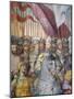 Detail of Troops of Cardinal Alessandro Farnese and of Charles V Leaving for War Against Lutherans-null-Mounted Giclee Print