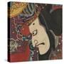 Detail of Two Kabuki Actors-Torii Kiyomitsu II and Toyokuni III-Stretched Canvas