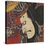 Detail of Two Kabuki Actors-Torii Kiyomitsu II and Toyokuni III-Stretched Canvas