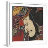 Detail of Two Kabuki Actors-Torii Kiyomitsu II and Toyokuni III-Framed Photographic Print