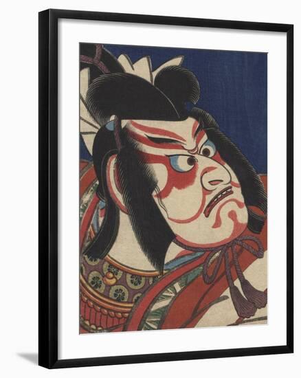 Detail of Two Kabuki Actors-Torii Kiyomitsu II and Toyokuni III-Framed Photographic Print