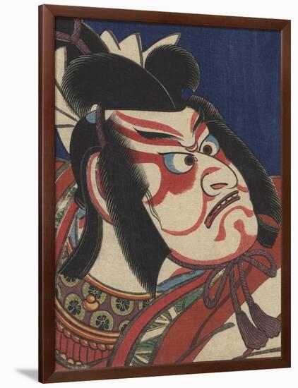 Detail of Two Kabuki Actors-Torii Kiyomitsu II and Toyokuni III-Framed Photographic Print