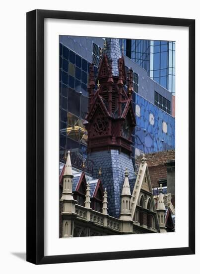 Detail of Victorian Style House, Melbourne, Australia-null-Framed Giclee Print