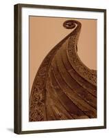 Detail of Viking Ship, Norway-Walter Bibikow-Framed Photographic Print