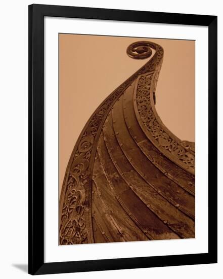 Detail of Viking Ship, Norway-Walter Bibikow-Framed Photographic Print