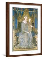 Detail of Virgin and Child Enthroned from Maesta-Simone Martini-Framed Giclee Print