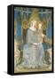 Detail of Virgin and Child Enthroned from Maesta-Simone Martini-Framed Stretched Canvas