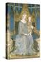 Detail of Virgin and Child Enthroned from Maesta-Simone Martini-Stretched Canvas