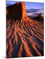 Detail of Walls of China, Mungo National Park, Australia-Paul Sinclair-Mounted Photographic Print