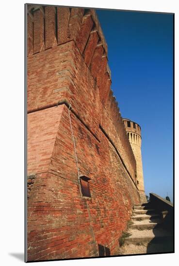 Detail of Walls of Manfredi Fortress-null-Mounted Giclee Print