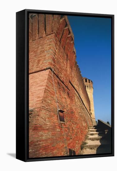 Detail of Walls of Manfredi Fortress-null-Framed Stretched Canvas