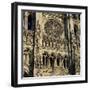 Detail of West Front, Notre Dame Cathedral, UNESCO World Heritage Site, Amiens, Picardy, France, Eu-Stuart Black-Framed Photographic Print