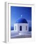 Detail of Whitewashed Church With Blue Dome-Jonathan Hicks-Framed Photographic Print