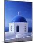 Detail of Whitewashed Church With Blue Dome-Jonathan Hicks-Mounted Photographic Print