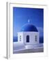 Detail of Whitewashed Church With Blue Dome-Jonathan Hicks-Framed Photographic Print