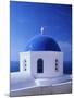 Detail of Whitewashed Church With Blue Dome-Jonathan Hicks-Mounted Photographic Print