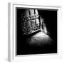 Detail of Window with Ornate Iron Grille and Sunlight Streaming Through, Morocco-Lee Frost-Framed Photographic Print