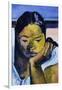 Detail of Woman from Te Faaturuma-Paul Gauguin-Framed Giclee Print