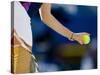 Detail of Woman Serving During Tennis Match-null-Stretched Canvas