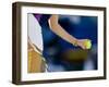 Detail of Woman Serving During Tennis Match-null-Framed Photographic Print