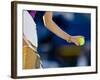 Detail of Woman Serving During Tennis Match-null-Framed Photographic Print