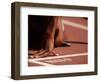 Detail of Womans Hand at the Start Opf 400M Race-null-Framed Photographic Print