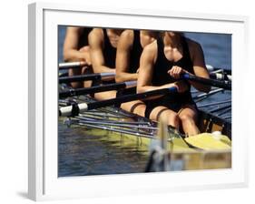 Detail of Women's Rowing Team-null-Framed Photographic Print