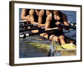 Detail of Women's Rowing Team-null-Framed Photographic Print