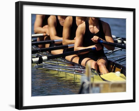 Detail of Women's Rowing Team-null-Framed Photographic Print