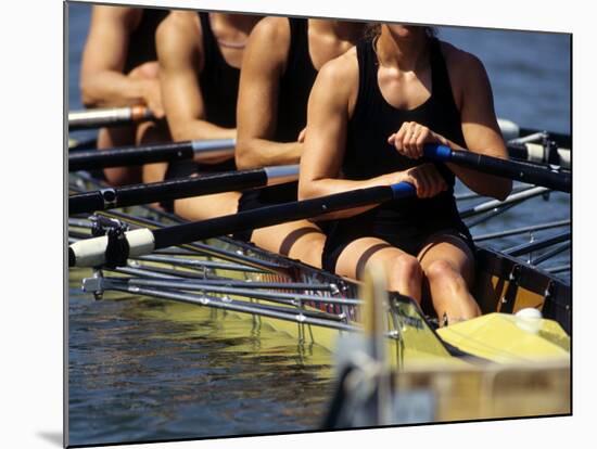 Detail of Women's Rowing Team-null-Mounted Photographic Print