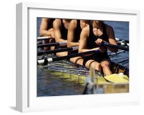 Detail of Women's Rowing Team-null-Framed Photographic Print