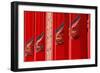 Detail of Wooden Carvings on the Rathaus (Town Hall)-Julian Elliott-Framed Photographic Print