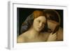 Detail of Young Woman with a Mirror-Giovanni Bellini-Framed Giclee Print