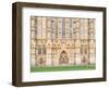 Detail on the West Front, Wells Cathedral, Wells, Somerset, England, United Kingdom, Europe-Jean Brooks-Framed Photographic Print