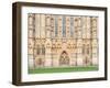 Detail on the West Front, Wells Cathedral, Wells, Somerset, England, United Kingdom, Europe-Jean Brooks-Framed Photographic Print