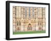 Detail on the West Front, Wells Cathedral, Wells, Somerset, England, United Kingdom, Europe-Jean Brooks-Framed Photographic Print