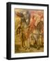 Detail Representing Knights From, Stories from Life of Saint Nicholas of Bari-Giovanni Di Francesco-Framed Giclee Print