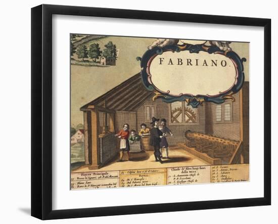 Detail Representing Paper Industry of City of Fabriano-Georg Braun-Framed Giclee Print