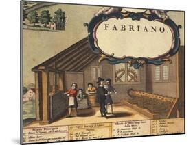 Detail Representing Paper Industry of City of Fabriano-Georg Braun-Mounted Giclee Print