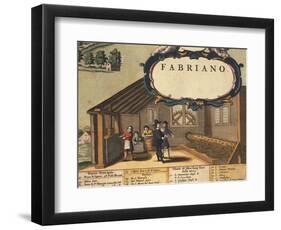 Detail Representing Paper Industry of City of Fabriano-Georg Braun-Framed Giclee Print