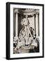 Detail Showing Arch of Triumph with Neptune from Trevi Fountain by Nicola Salvi and Niccolo Pannini-Godong-Framed Photographic Print