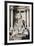 Detail Showing Arch of Triumph with Neptune from Trevi Fountain by Nicola Salvi and Niccolo Pannini-Godong-Framed Photographic Print