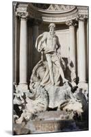 Detail Showing Arch of Triumph with Neptune from Trevi Fountain by Nicola Salvi and Niccolo Pannini-Godong-Mounted Photographic Print