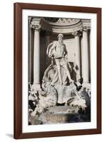 Detail Showing Arch of Triumph with Neptune from Trevi Fountain by Nicola Salvi and Niccolo Pannini-Godong-Framed Photographic Print