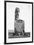 Detail Showing the Pharoah Amenhotep Iii Enthroned from the Colossi of Memnon at Luxor-null-Framed Photographic Print