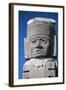 Detail Showing Warrior's Head from Atlantes Statues at the Temple of the Morning Star-Danny Lehman-Framed Photographic Print